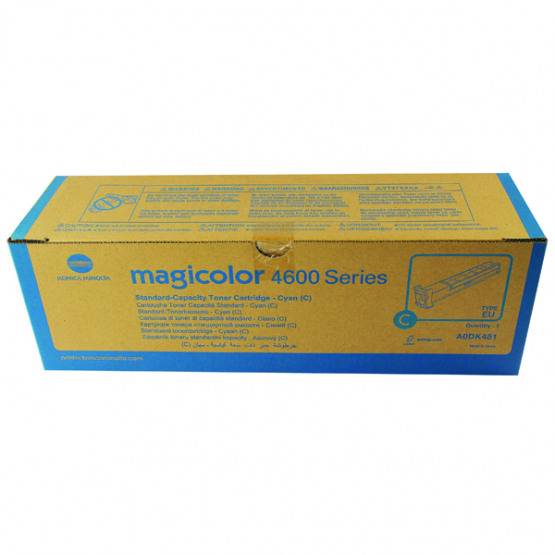 Konica MagiColour 4650 Cyan Toner Cartridge(A0DK451) 